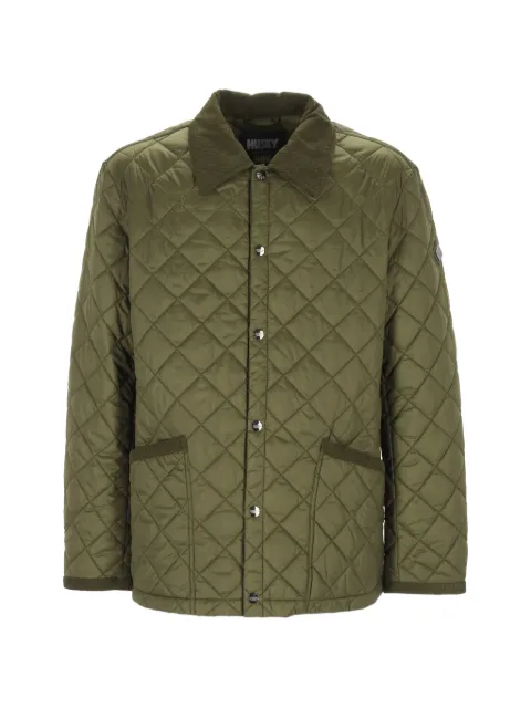 HUSKY quilted corduroy-collar jacket