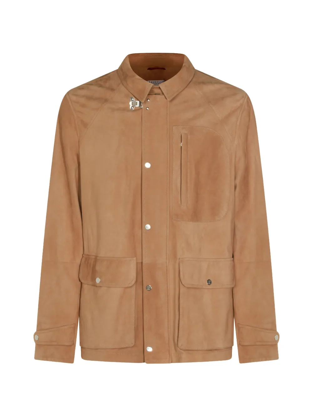 Brunello Cucinelli suede leather jacket - Braun