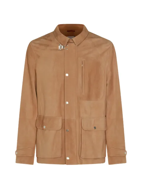 Brunello Cucinelli suede leather jacket