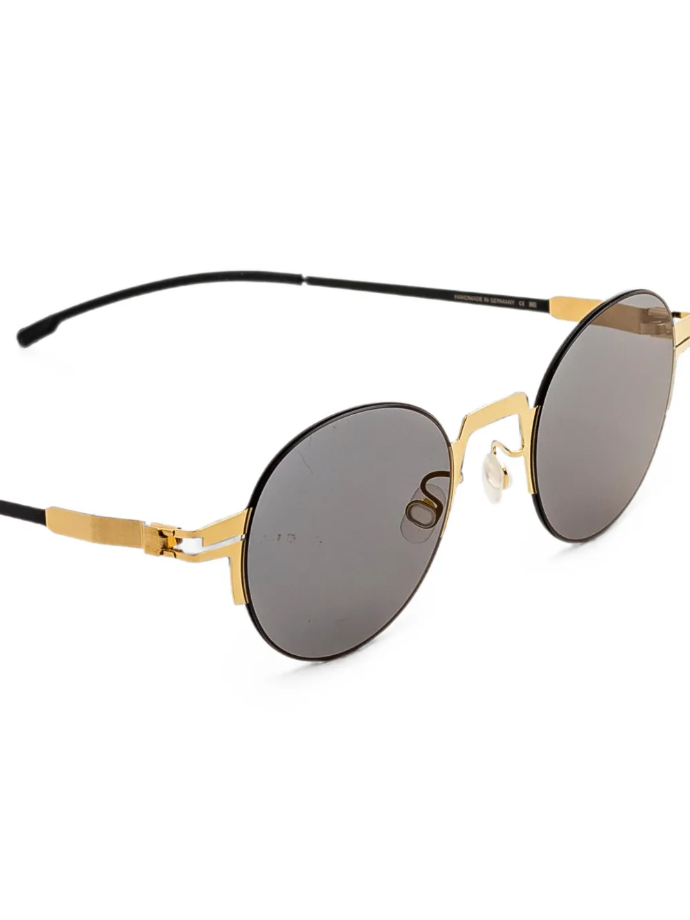Mykita Studio152 zonnebril met rond montuur Zwart