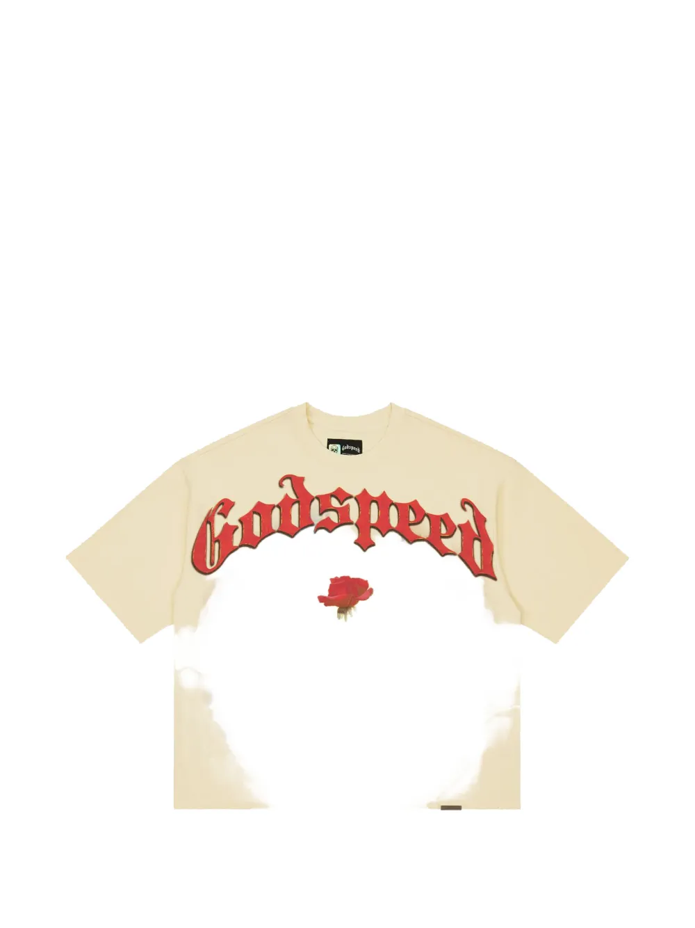 GODSPEED Concrete Rose graphic-print cotton T-shirt - Toni neutri
