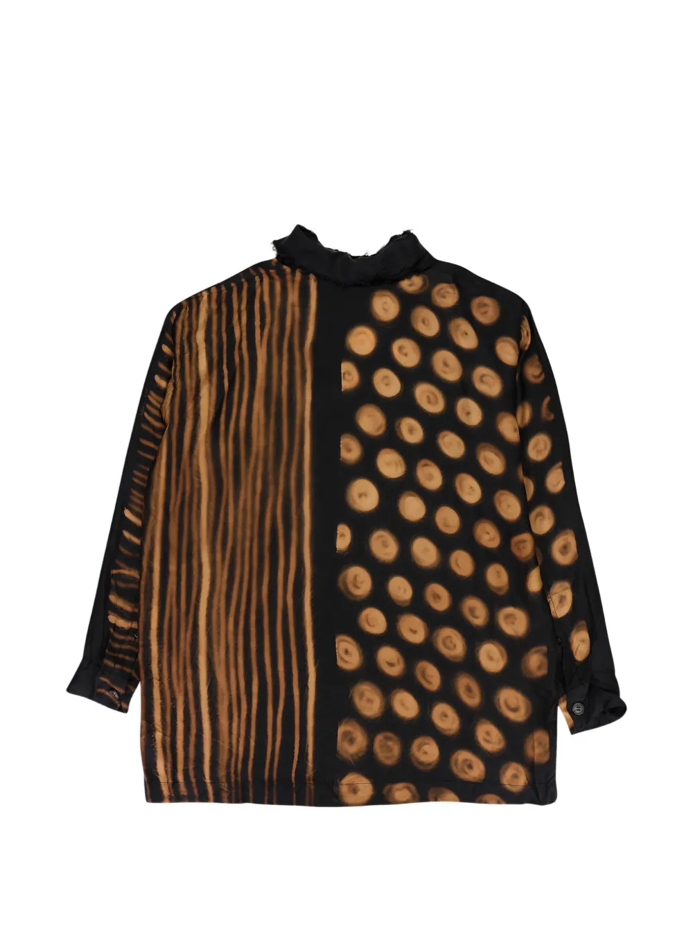 Edward Cuming Blouse met print Zwart