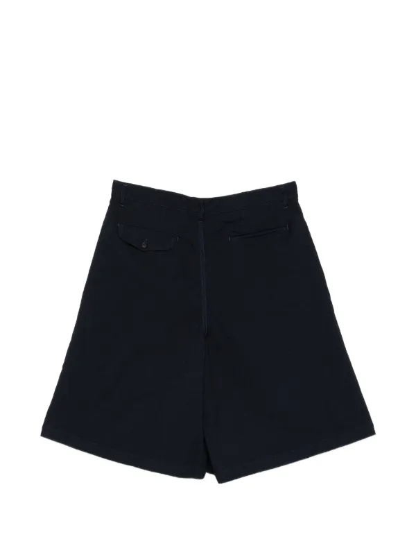 COMME des GARÇONS SHIRT ショートパンツ フランス製 Comme Des Garçons Shirt プリーツ ショートパンツ | ブルー | FARFETCH JP