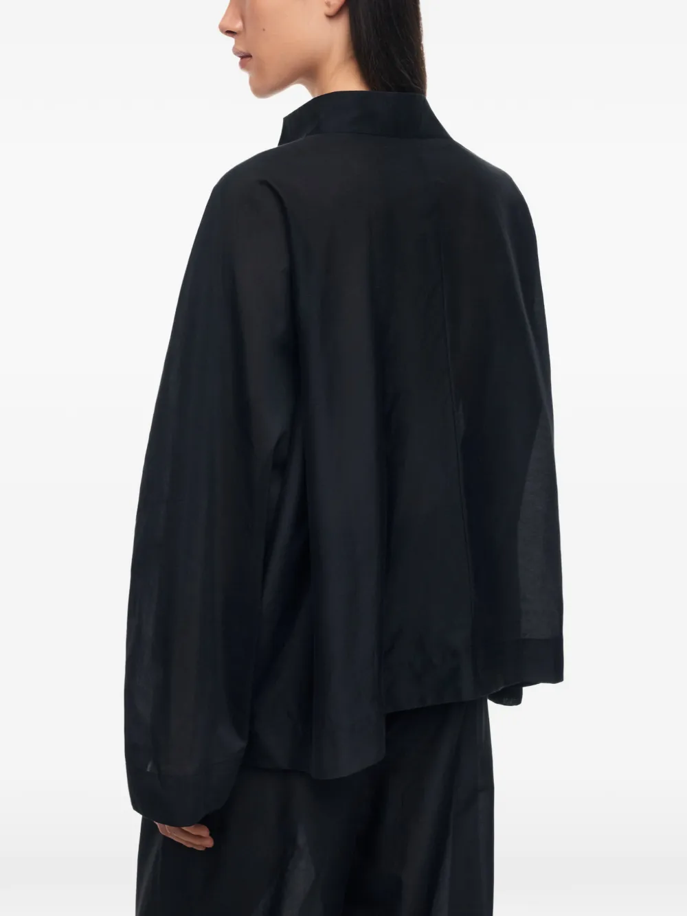 12 STOREEZ Marrakesh blouse met V-hals Zwart