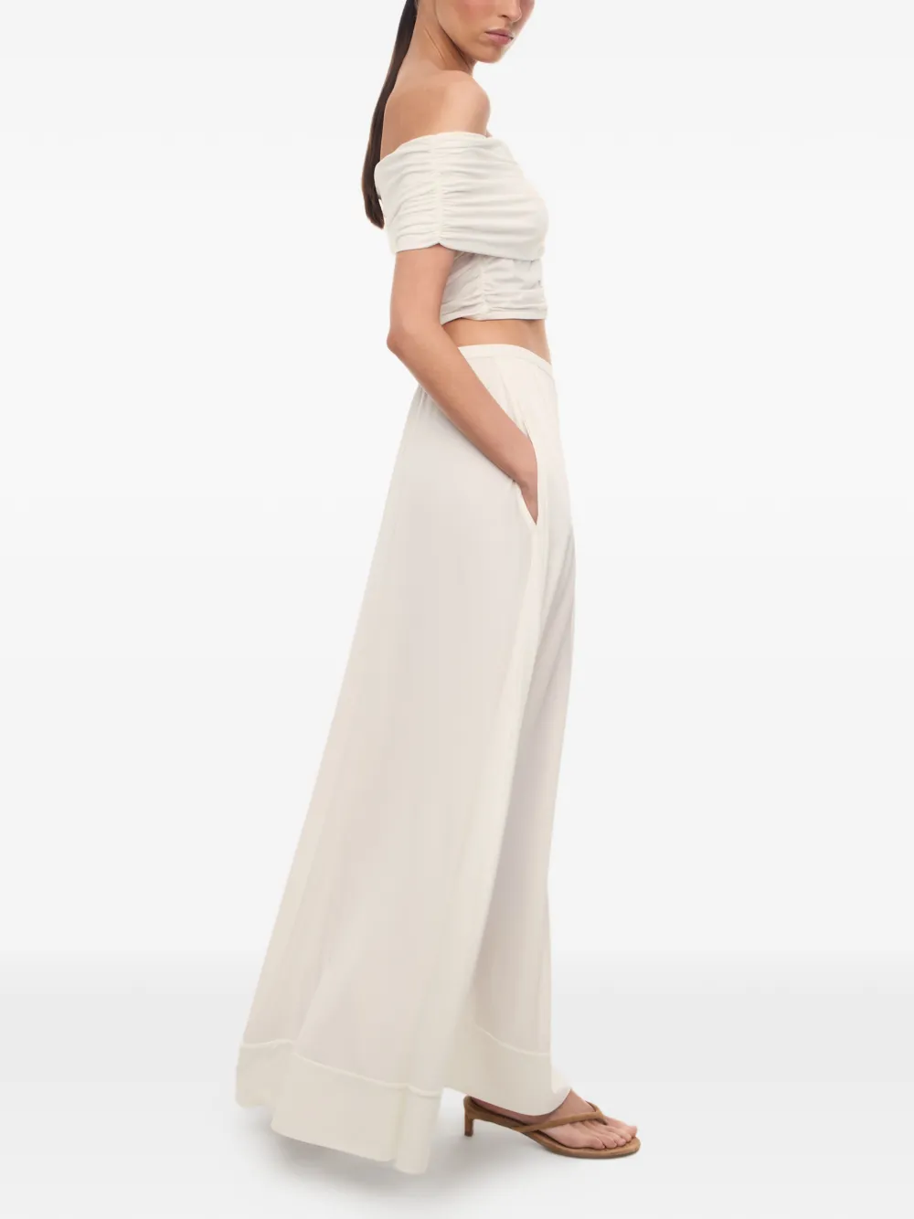 12 STOREEZ Maxi-rok Wit