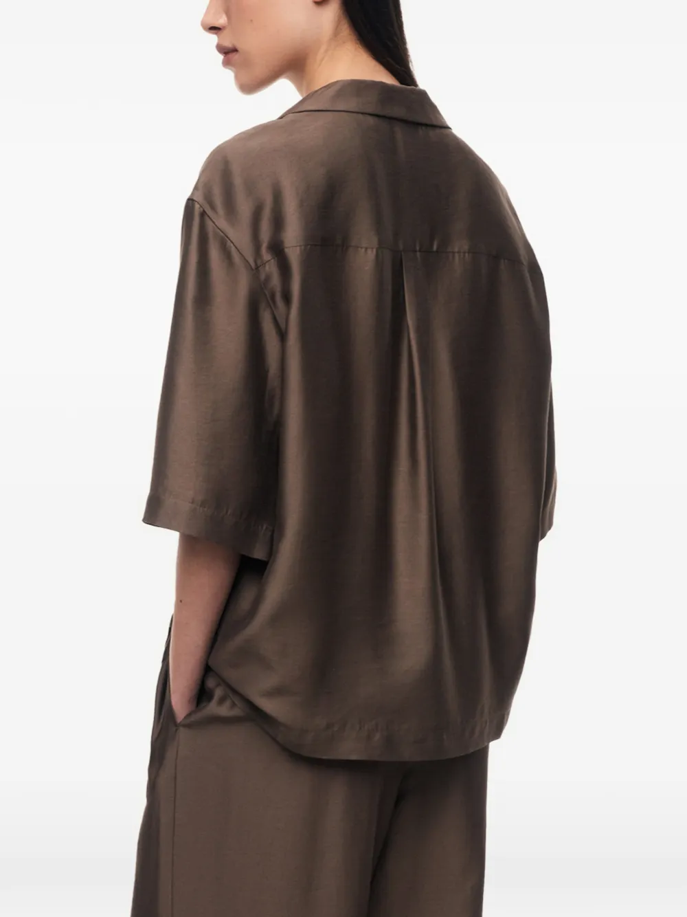 12 STOREEZ Kasumi blouse Bruin