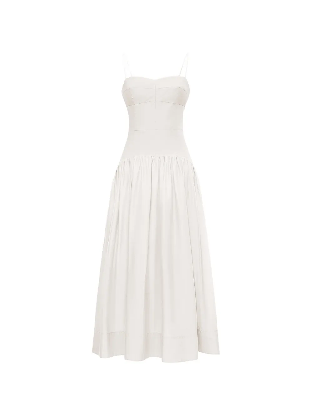 12 STOREEZ Abito con spalline Provence - Bianco