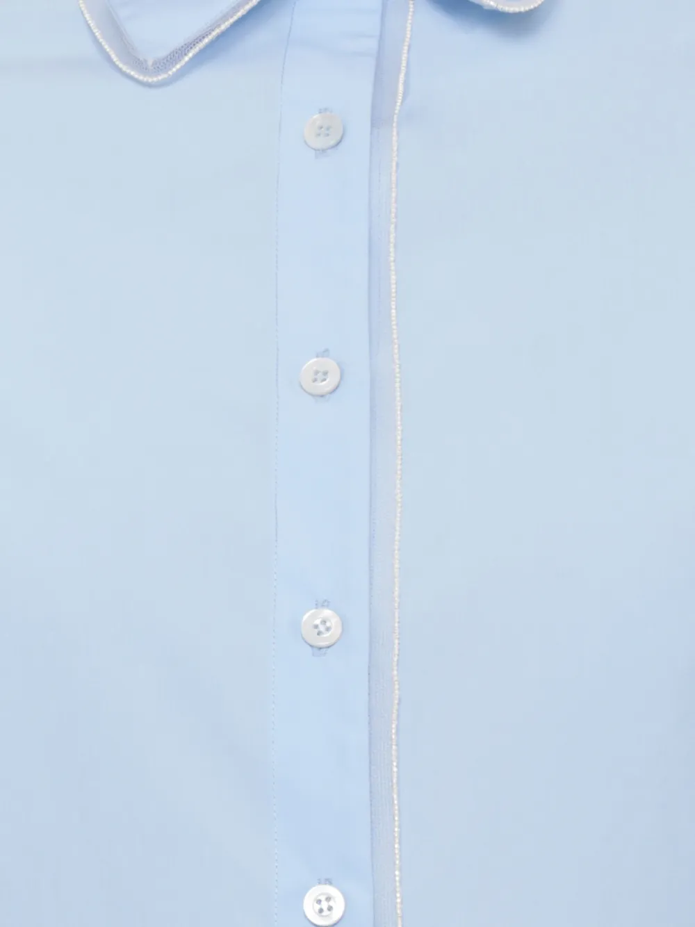 Fabiana Filippi Popeline blouse Blauw
