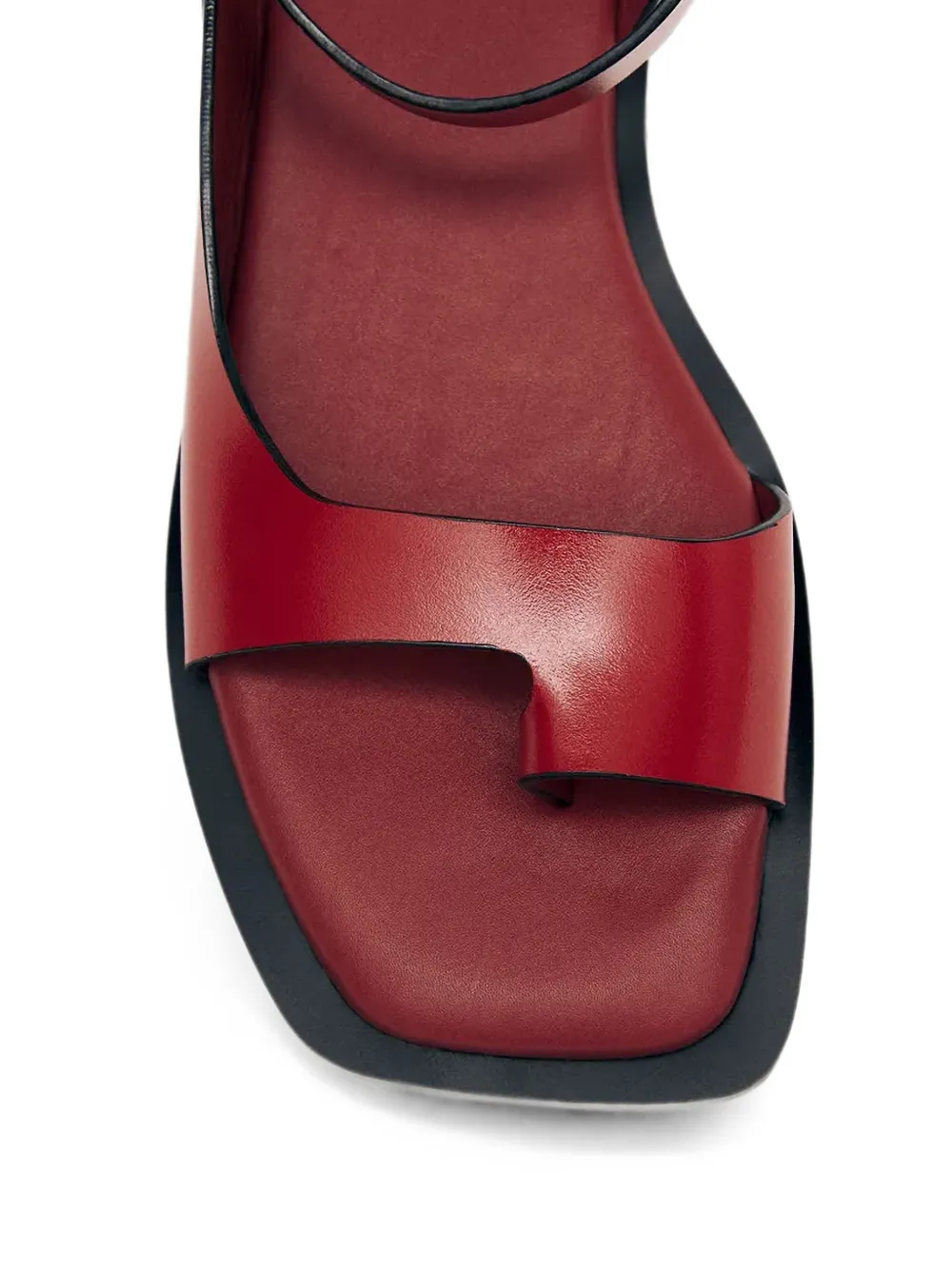ALOHAS Tebas buckle-fastening toe-strap flat sandals Rood