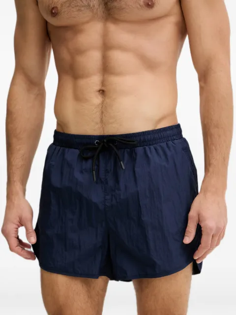 Aeronautica Militare logo-patch drawstring swim shorts