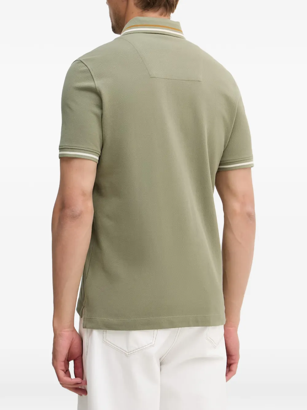 Aeronautica Militare Poloshirt met geborduurd logo Groen