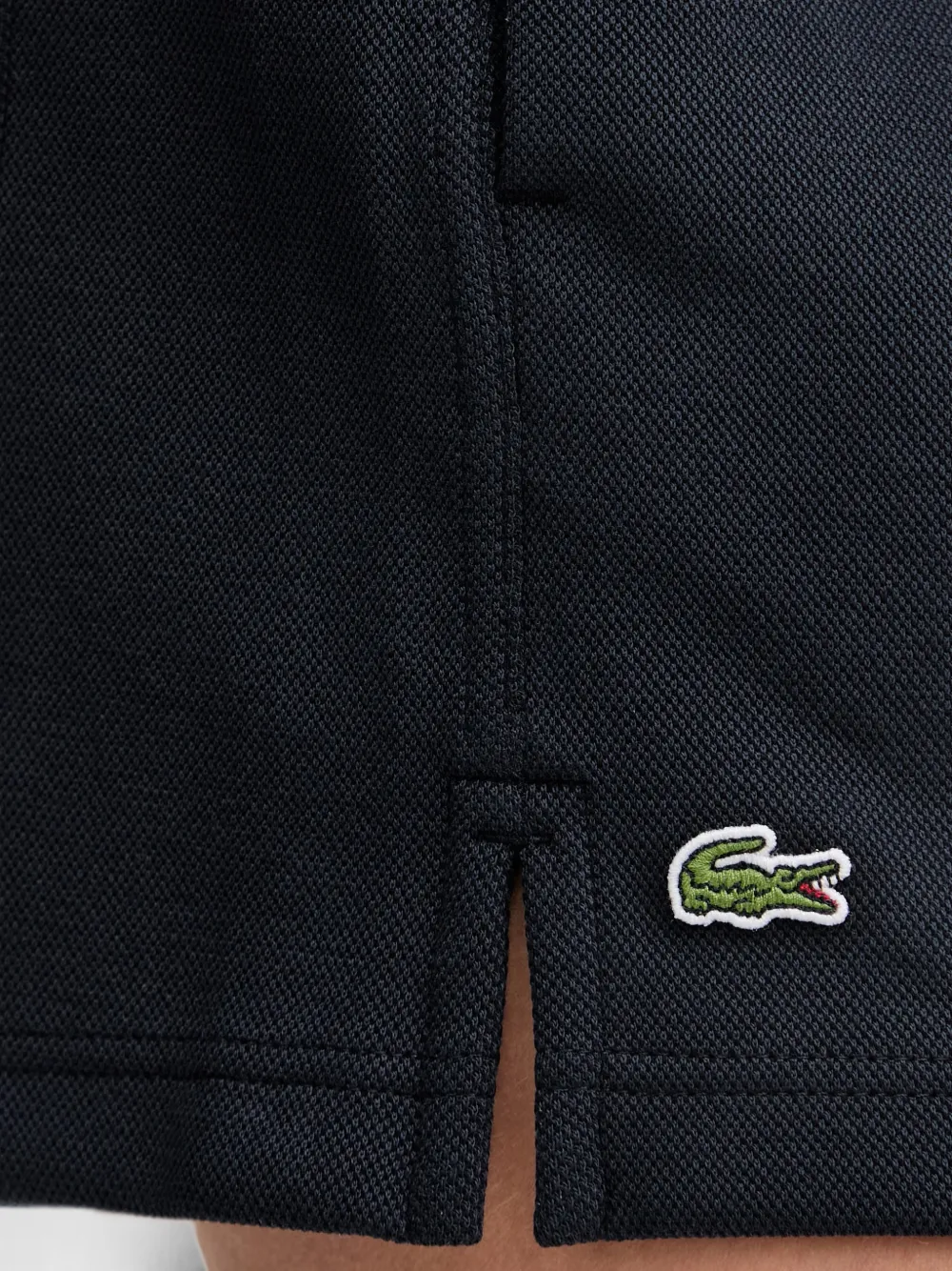 Lacoste Shorts met logopatch Blauw