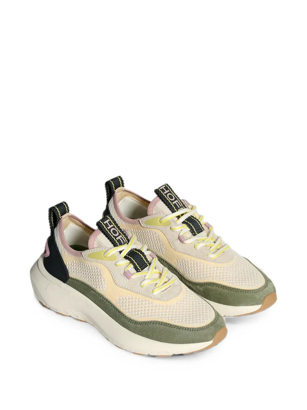 Hoff Traveler panelled sneakers Beige