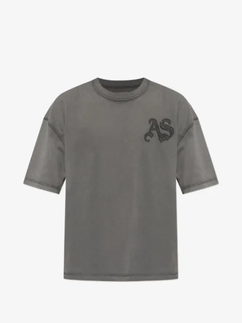 AllSaints Insignia logo-patch short-sleeve T-shirt