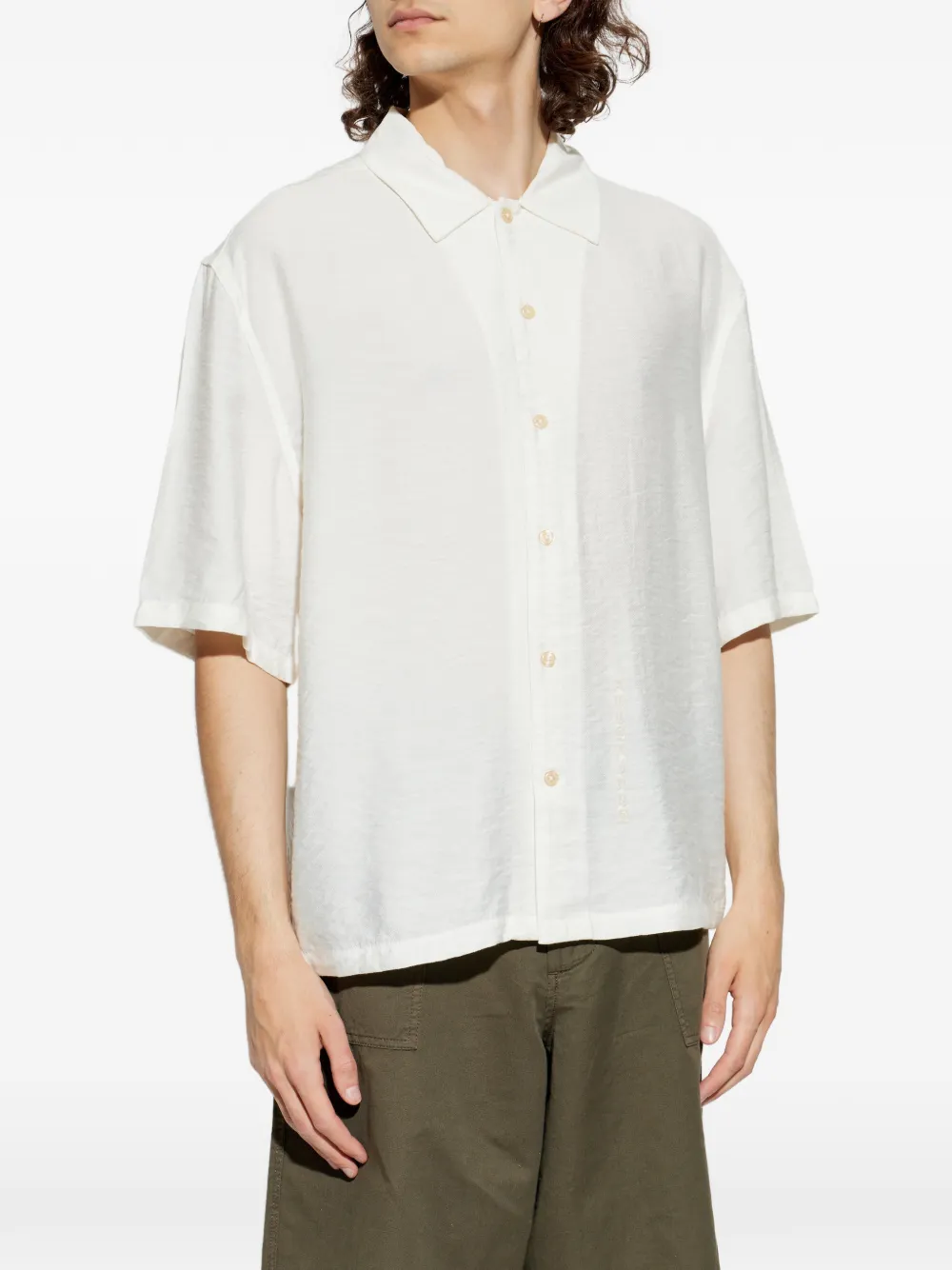 AllSaints Purley overhemd met korte mouwen Wit