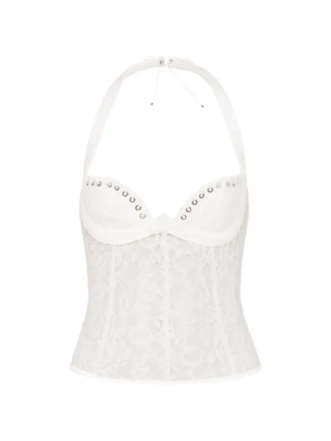 Ludovic de Saint Sernin Lilo lace-up top