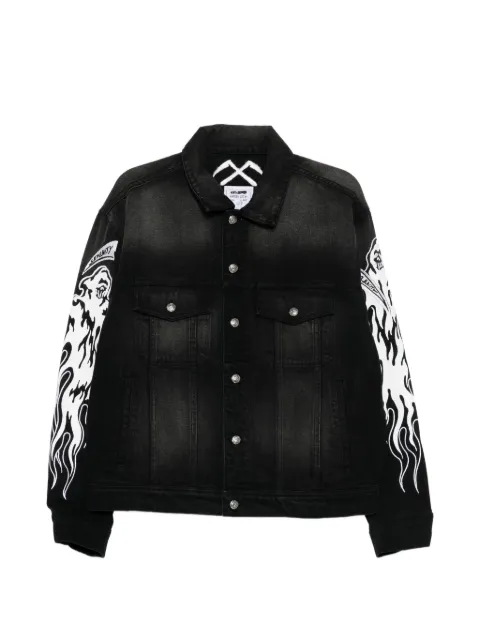 Warren Lotas graphic-print denim jacket