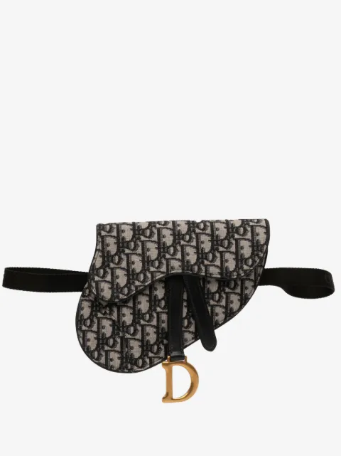 Christian Dior Pre-Owned 2020 Oblique Canvas Saddle belt bag