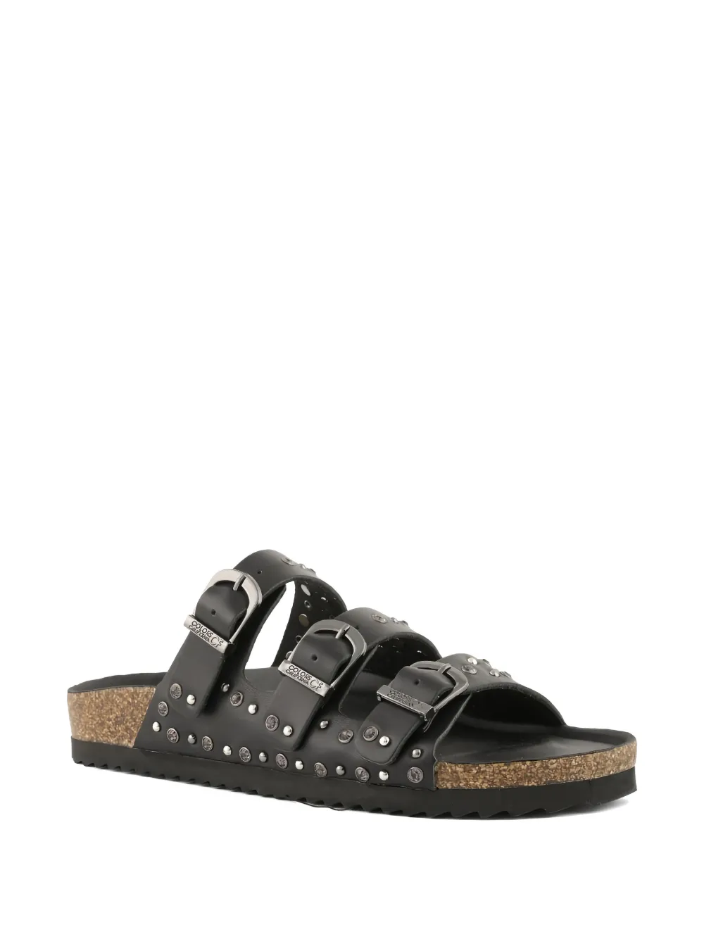 Colors Of California Sandalen met gesp Zwart