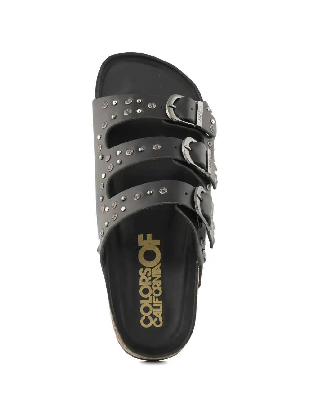Colors Of California Sandalen met gesp Zwart