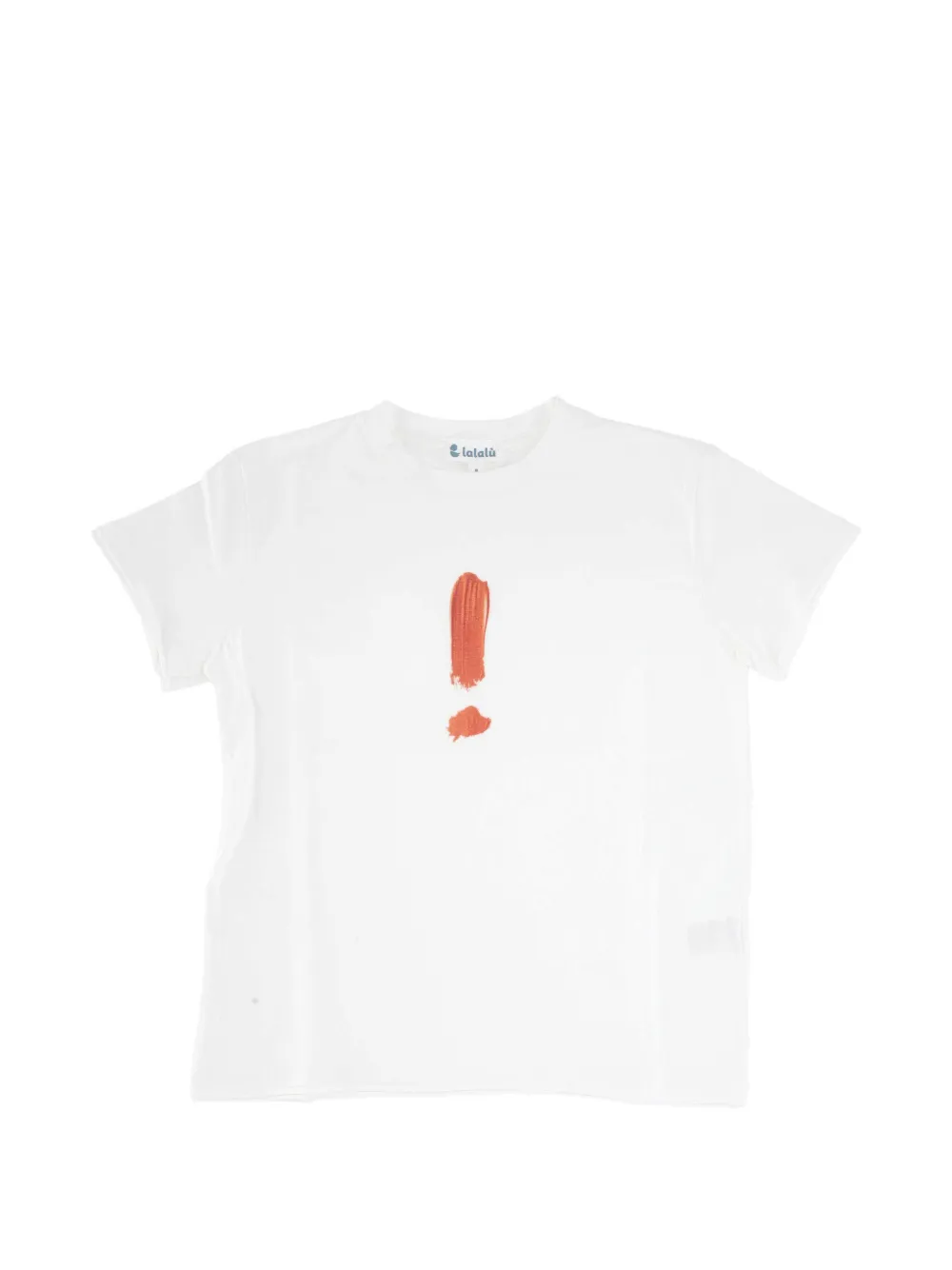 LALALU graphic-print crew-neck T-shirt - Bianco