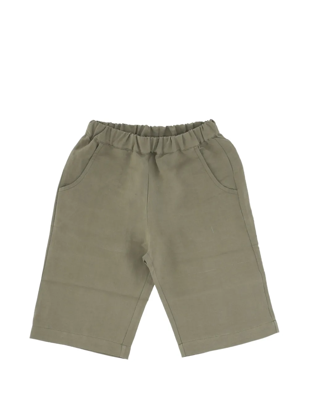 LALALU elasticated-waist shorts - Verde