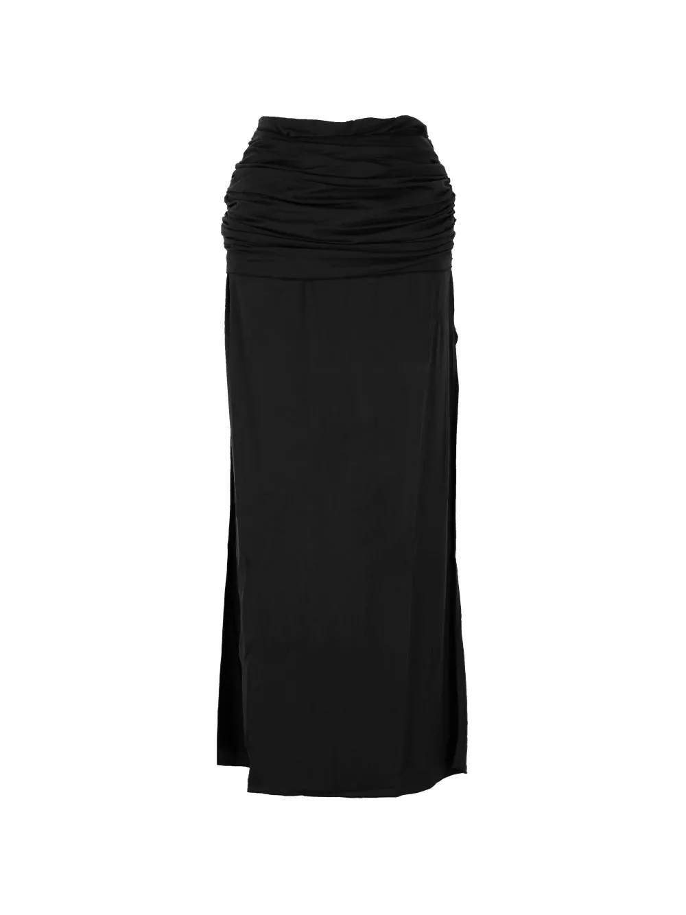 Federica Tosi ruched-waist skirt - Nero