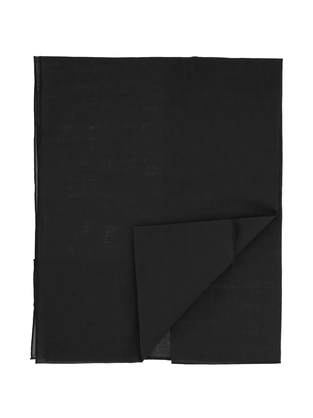 THE ANDAMANE Semi-transparenter Schal - Schwarz