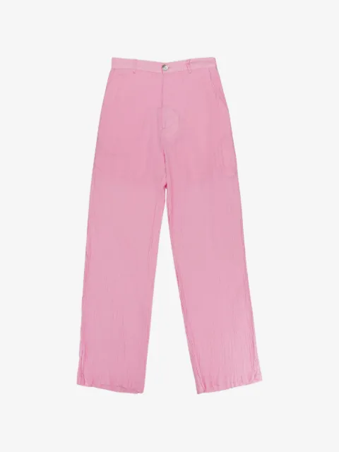 Edward Cuming pink trousers
