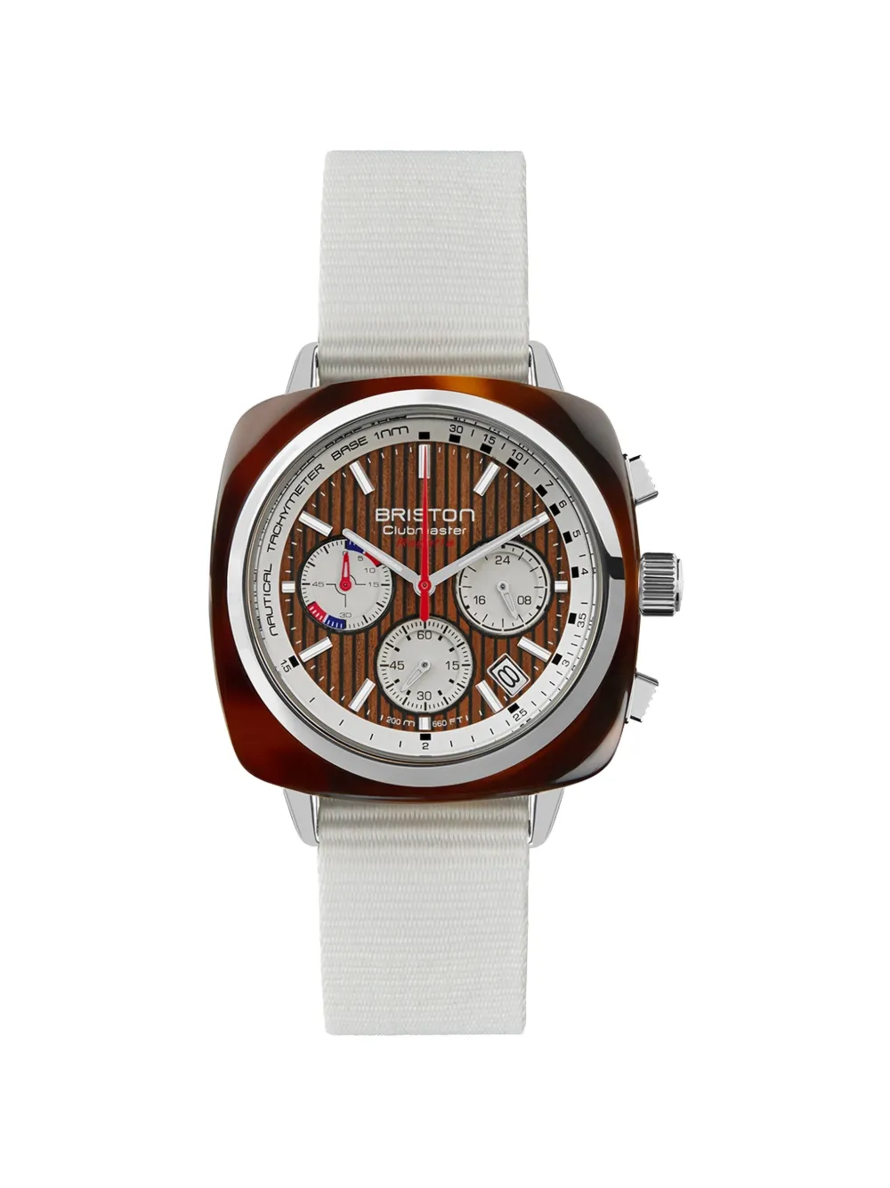Briston Clubmaster Regatta 42mm watch - Marrone