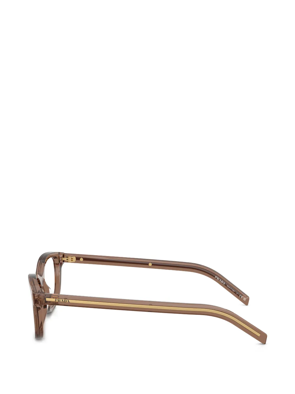 Prada Eyewear Bril met cat-eye montuur Bruin