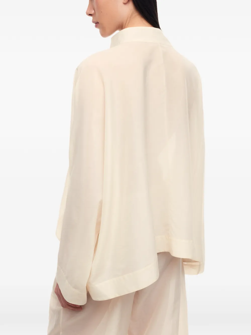 12 STOREEZ Marrakesh blouse met wijde mouwen Wit