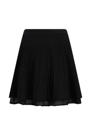 AMI Paris virgin-wool Skater Skirt | Black | FARFETCH ZA