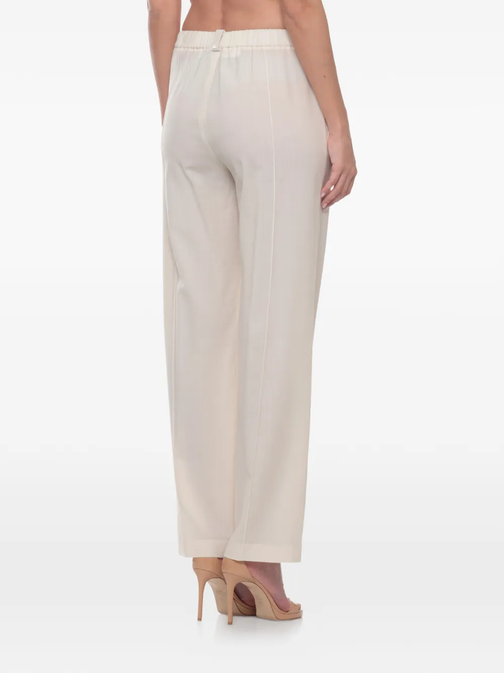 Fabiana Filippi Gubbio broek met elastische taille Wit