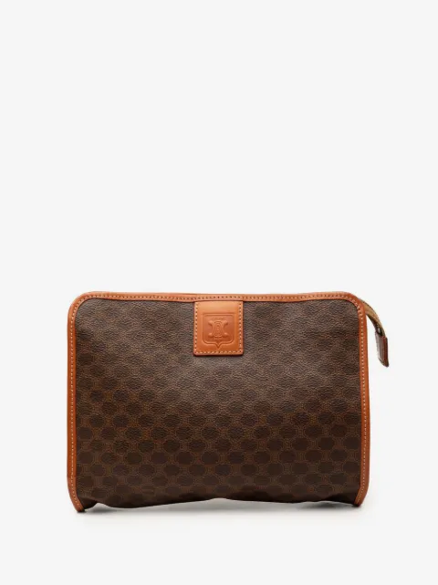 Celine Pre-Owned 2013 Macadam Coated Canvas clutch bag
