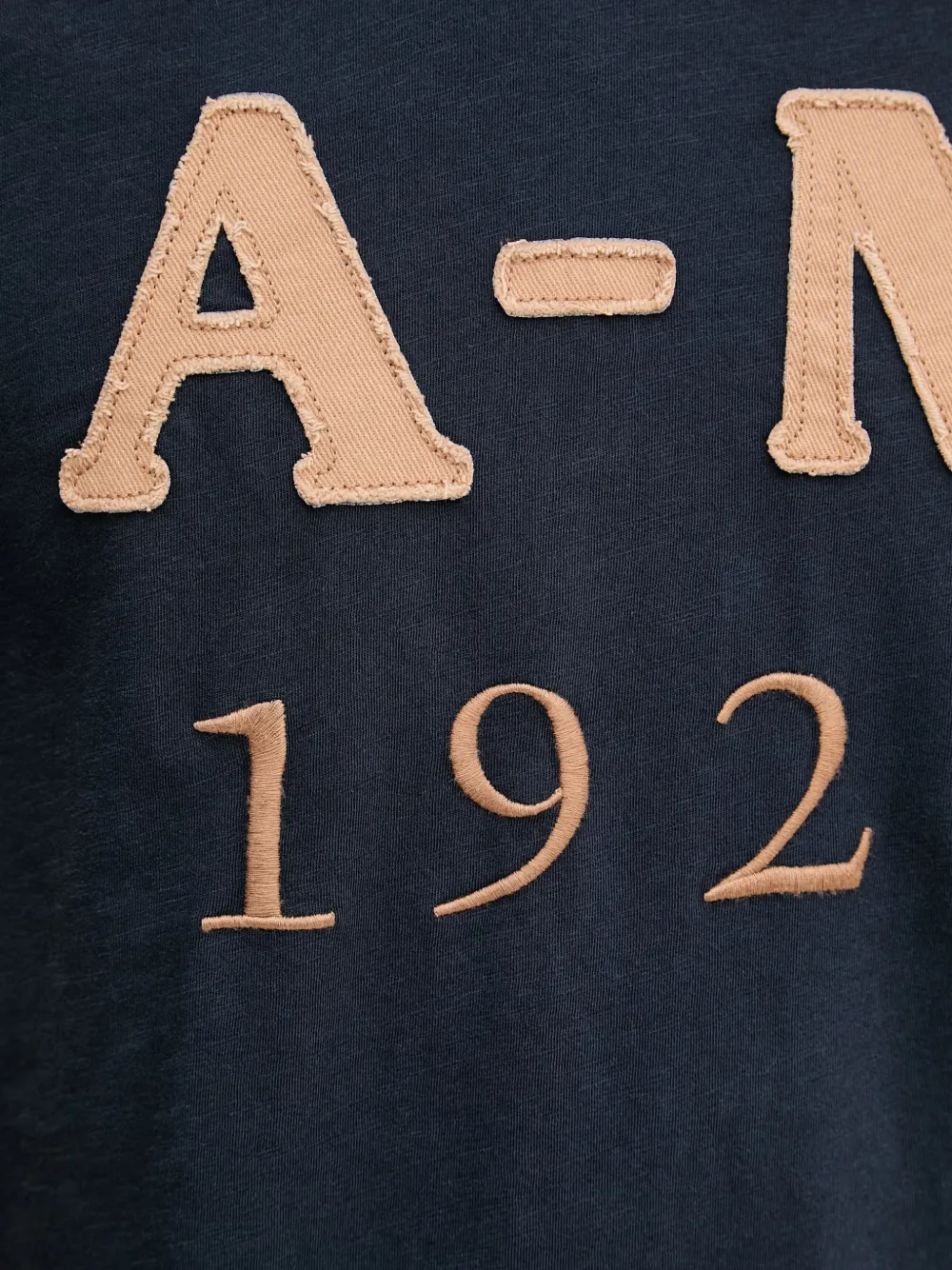 Aeronautica Militare T-shirt met geborduurde applicatie Blauw