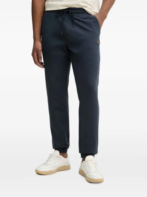 Aeronautica Militare pants con logo bordado y cordones en la pretina