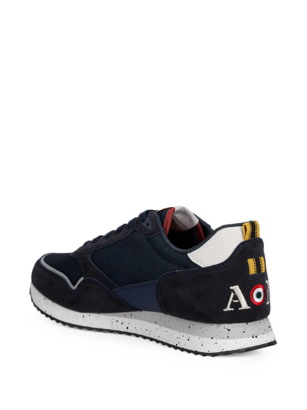 Aeronautica Militare Sneakers met borduurwerk Blauw