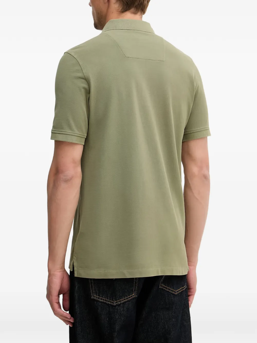 Aeronautica Militare Poloshirt met geborduurd logo Groen