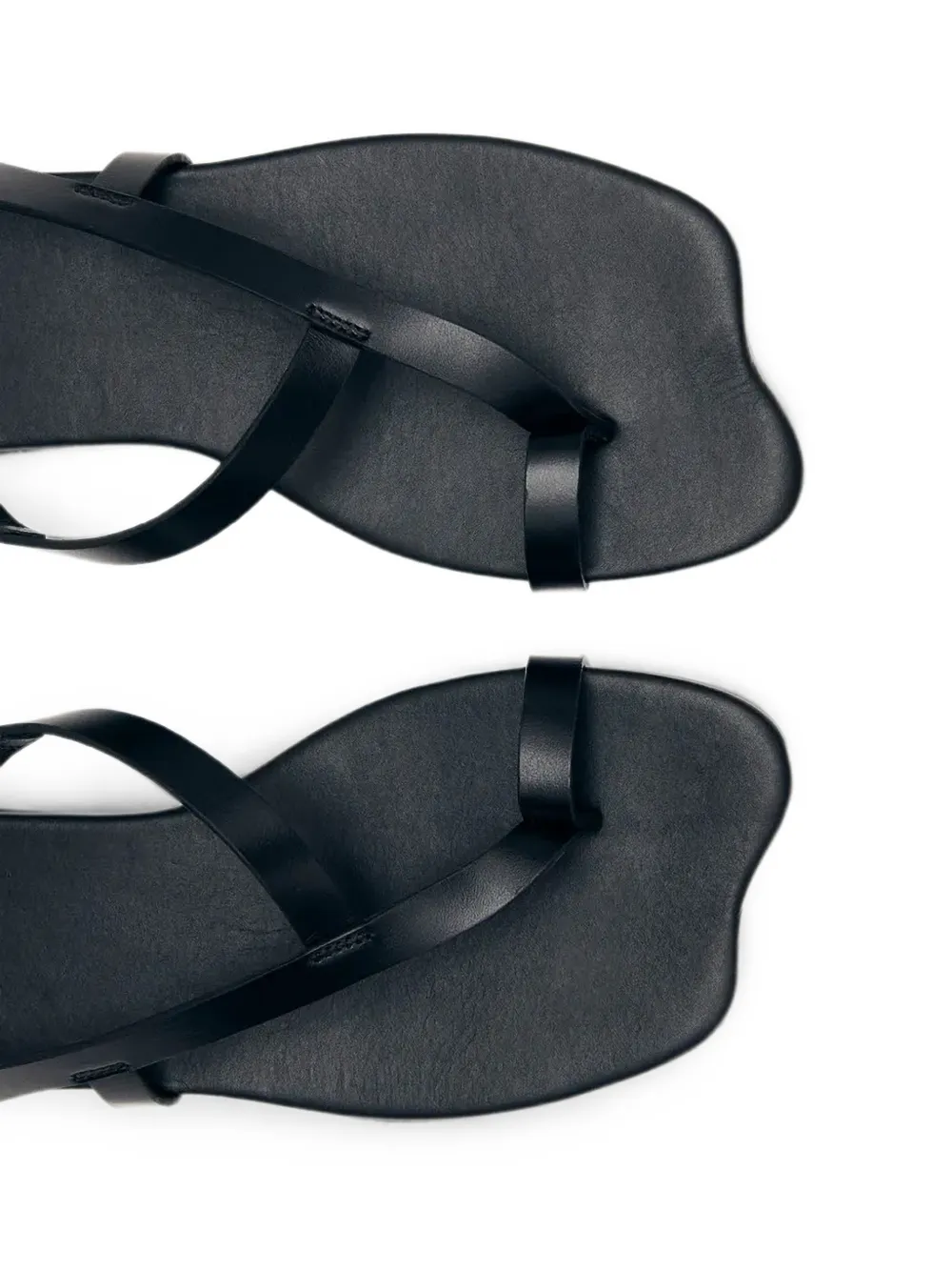 ALOHAS Dawn toe-strap flat sandals Zwart