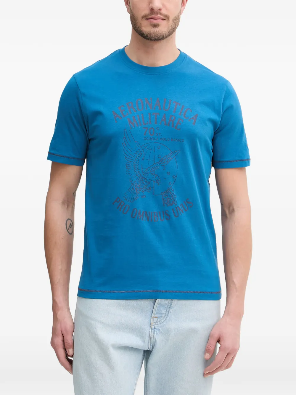 Aeronautica Militare logo-print short-sleeve T-shirt