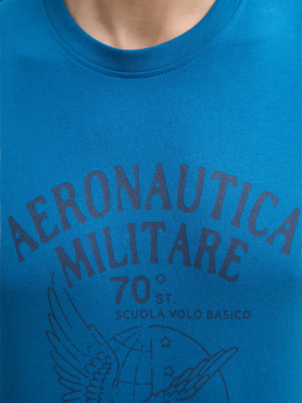 Aeronautica Militare T-shirt met logoprint Blauw