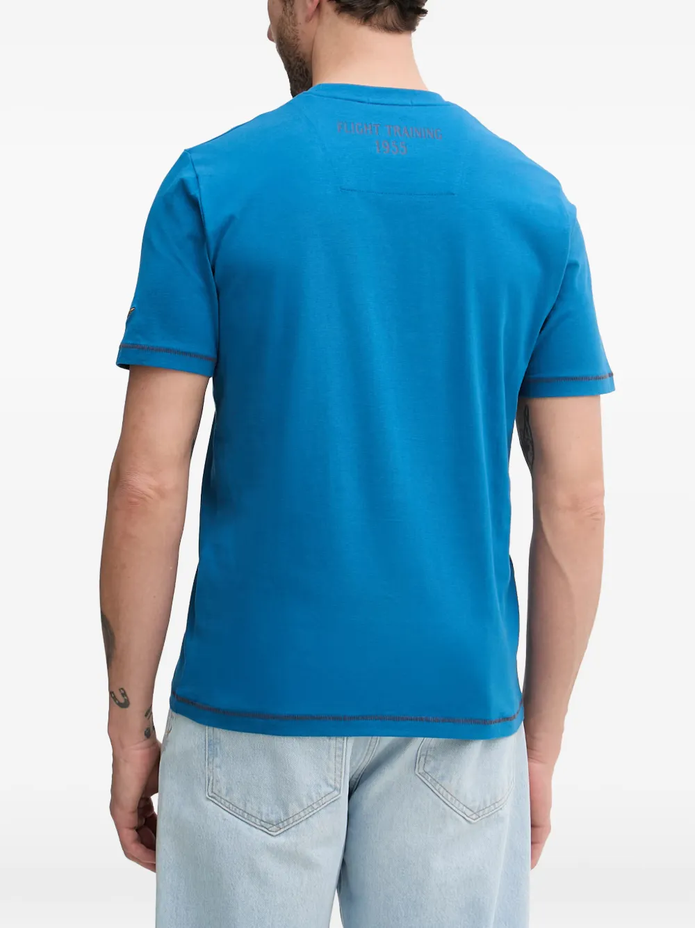 Aeronautica Militare T-shirt met logoprint Blauw