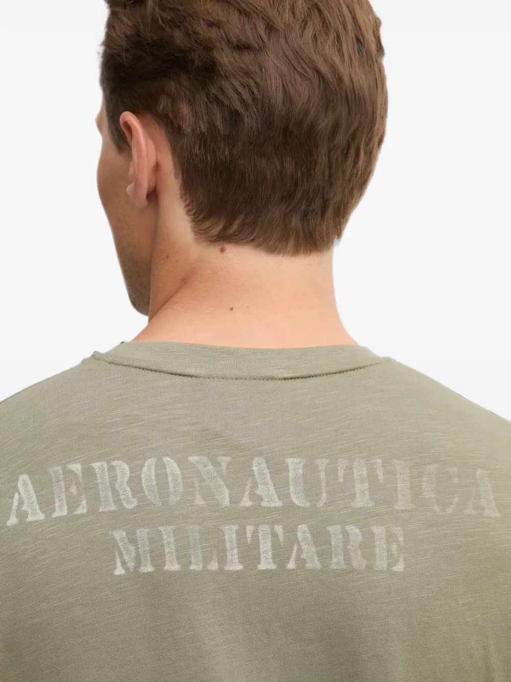 Aeronautica Militare T-shirt met grafische print Groen