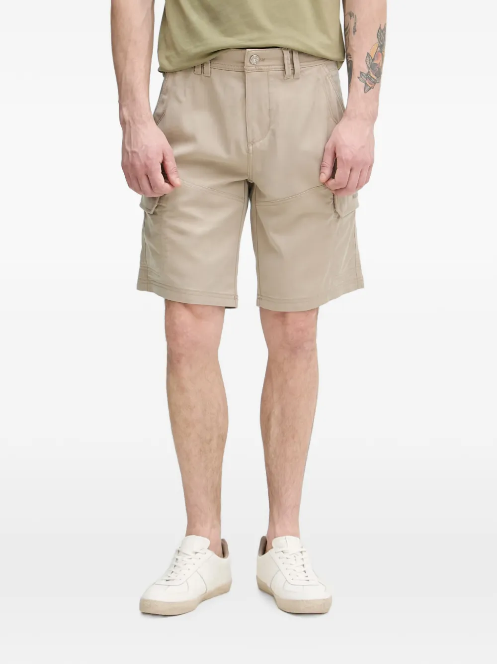 Aeronautica Militare multi-pocket cargo shorts - Nude