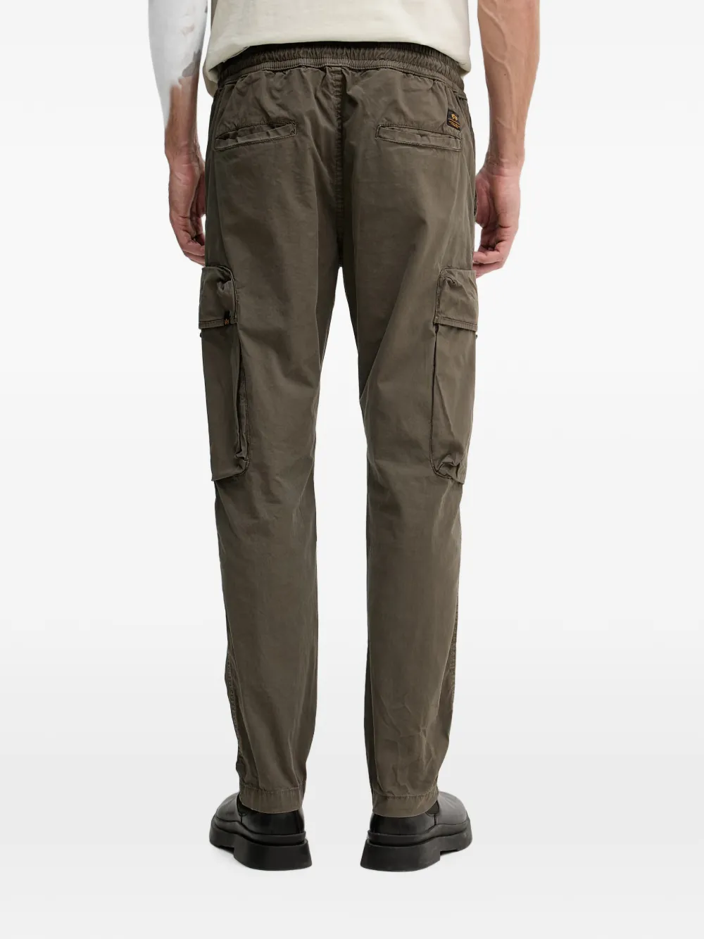 Alpha Industries Cargo broek met trekkoord Groen