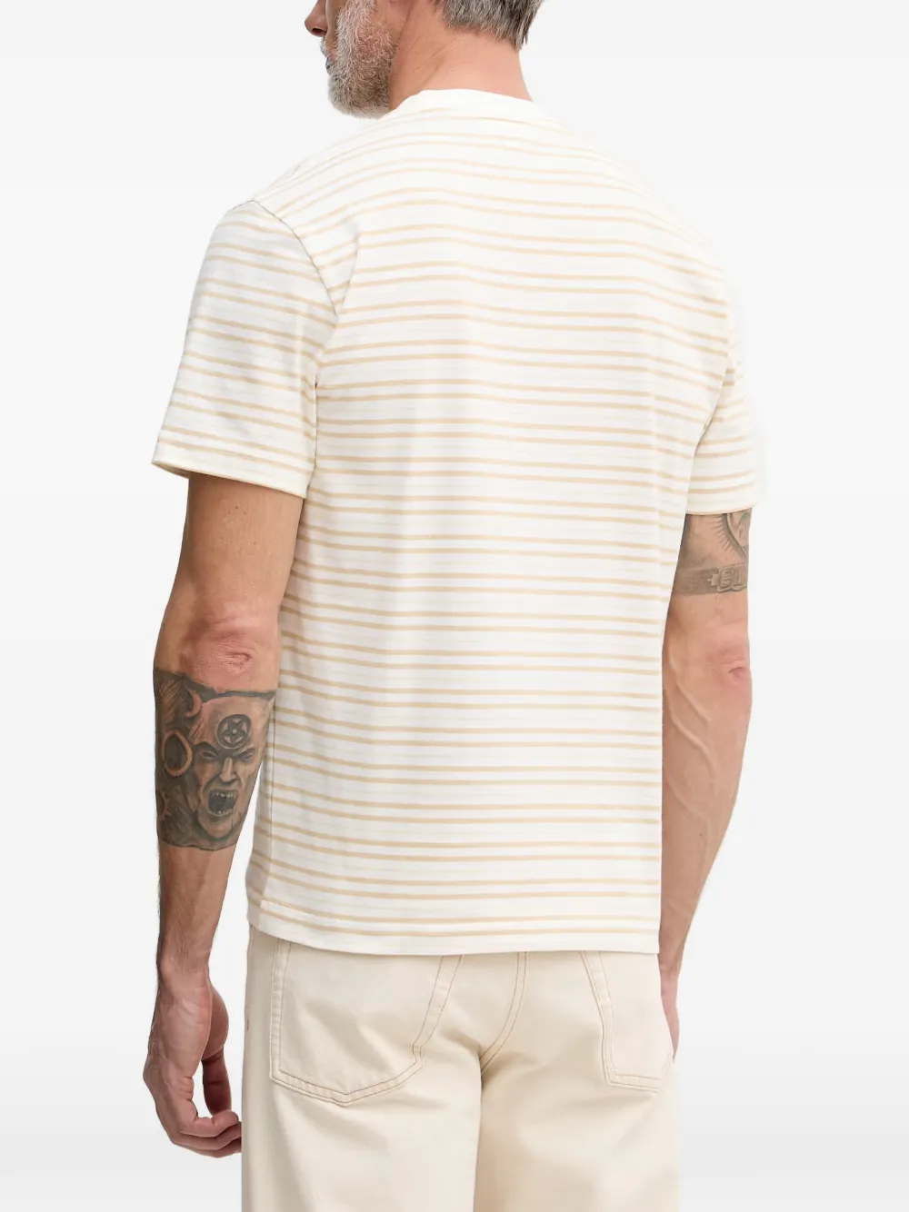 Lacoste T-shirt met logopatch Wit
