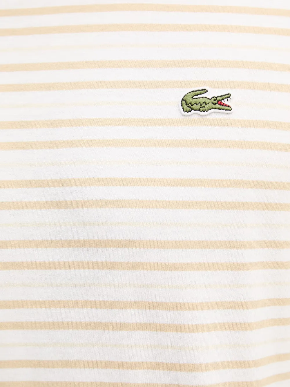 Lacoste T-shirt met logopatch Wit
