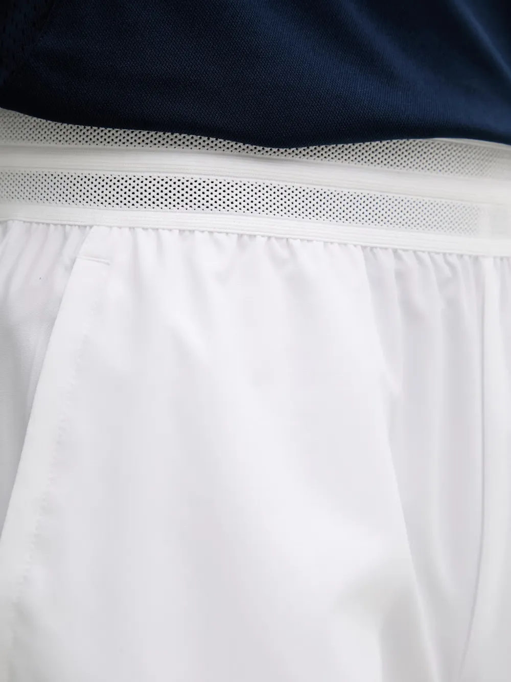 Lacoste Tennisshorts met logo-patch Wit