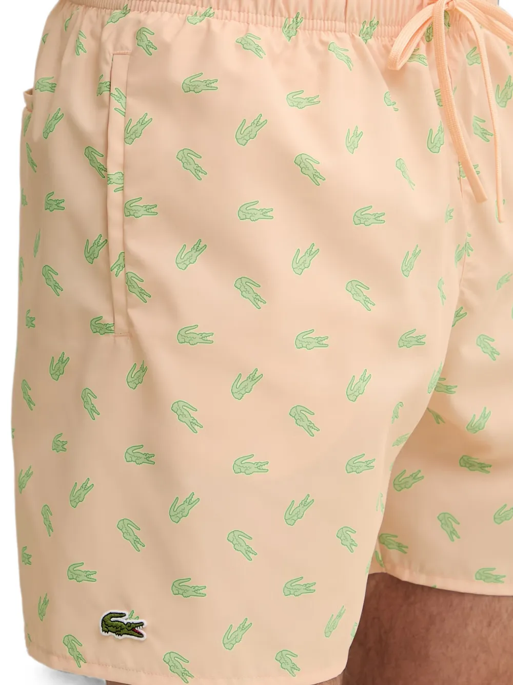 Lacoste Zwembroek met logoprint Roze